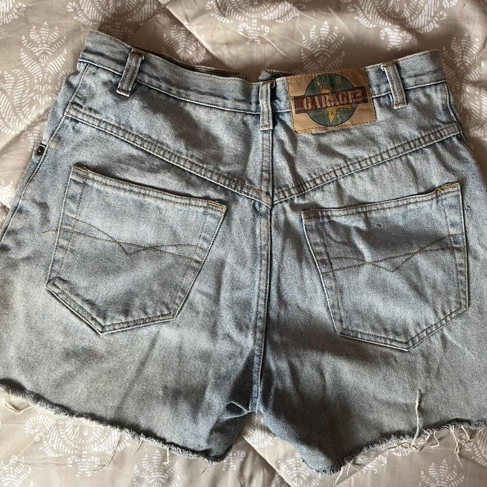 Vintage High Waisted Jean Shorts - Picture 6 of 6